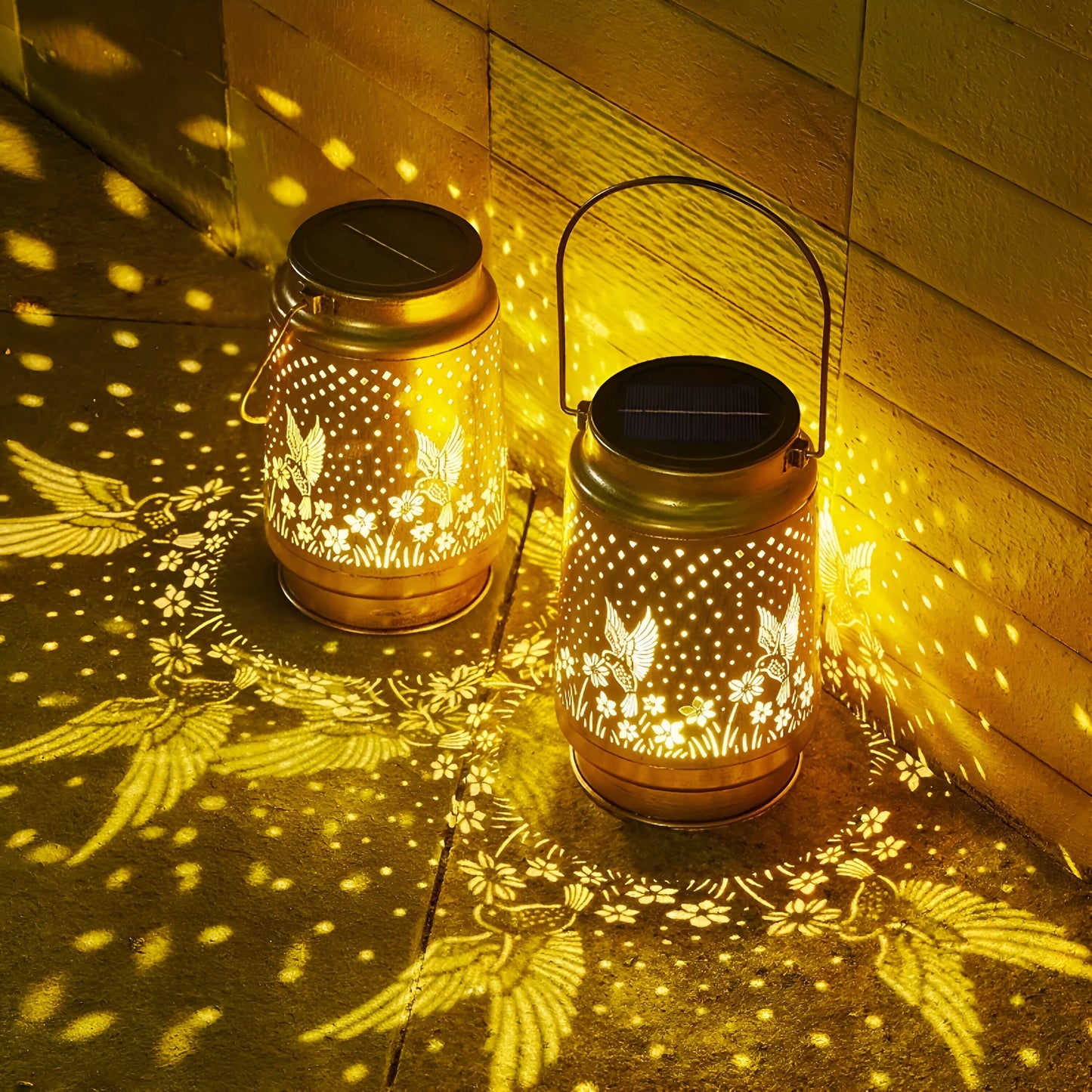 Vinga - Solar LED garden light with hummingbird design