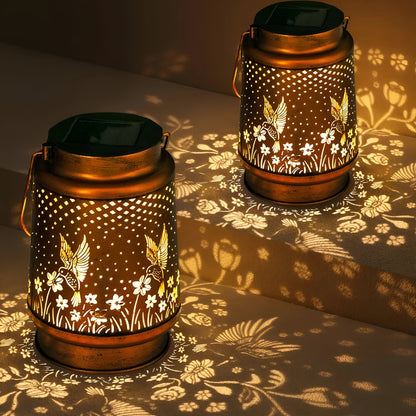 Vinga - Solar LED garden light with hummingbird design