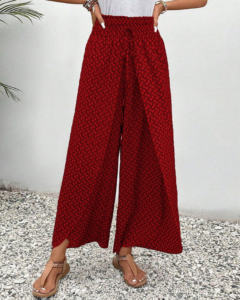 Adeline Women's Wide Leg Trousers – High Waisted Smart Casual Palazzo Trousers