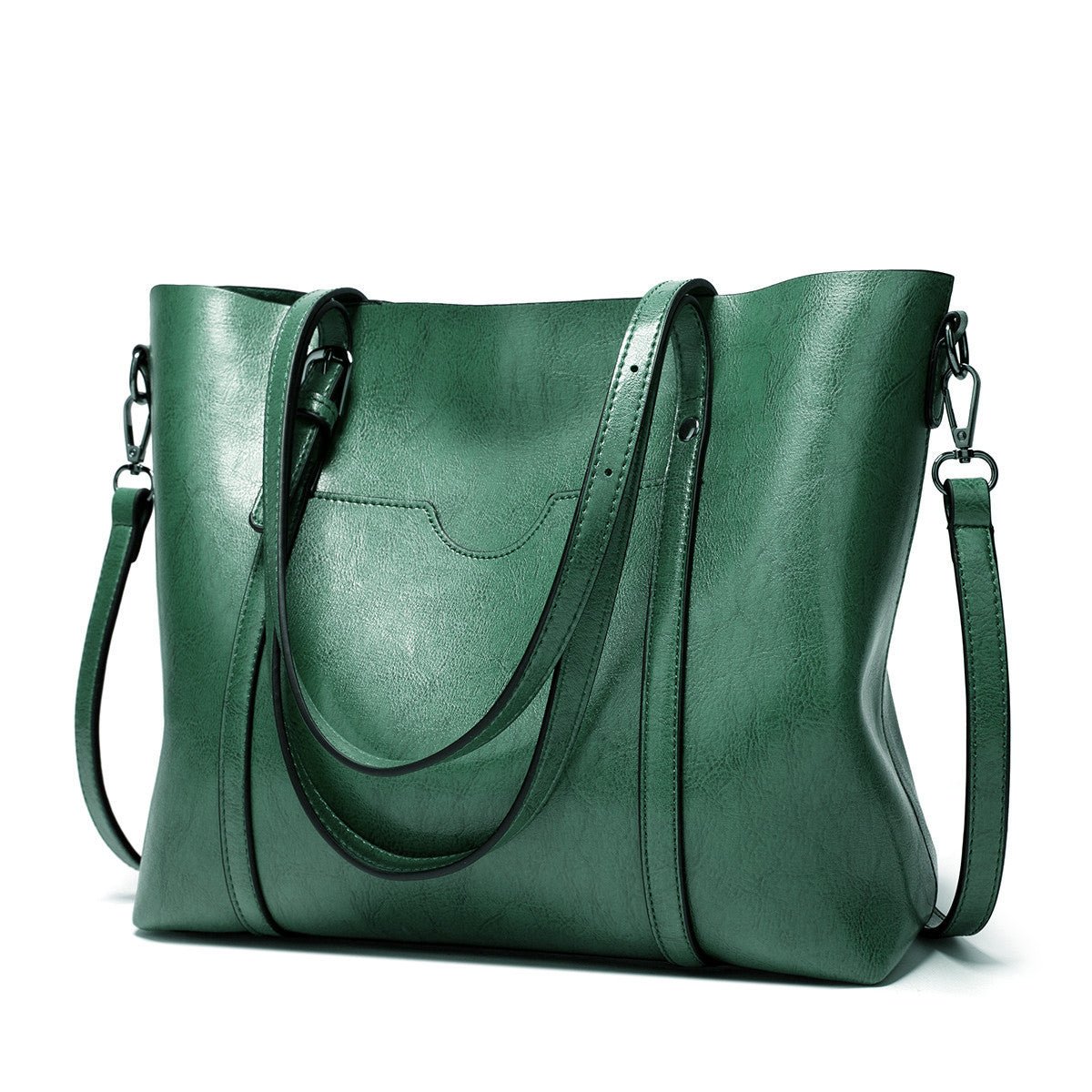 Eleanor Women's Leather Tote Bag – Large Work Handbag for Laptop & Everyday Essentials