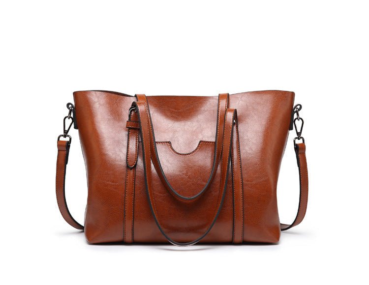 Eleanor Women's Leather Tote Bag – Large Work Handbag for Laptop & Everyday Essentials