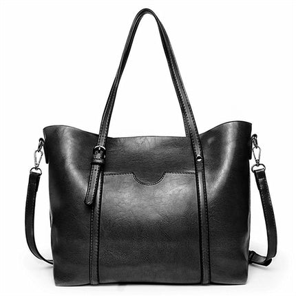 Eleanor Women's Leather Tote Bag – Large Work Handbag for Laptop & Everyday Essentials