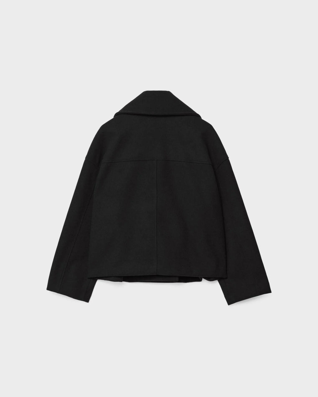 Maudy Women's Cropped Wool-Blend Jacket – Double-Breasted Fit & Wide Lapels