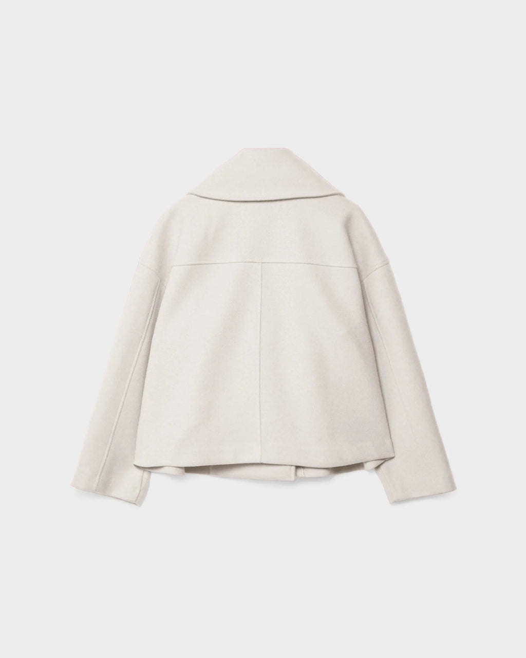Maudy Women's Cropped Wool-Blend Jacket – Double-Breasted Fit & Wide Lapels