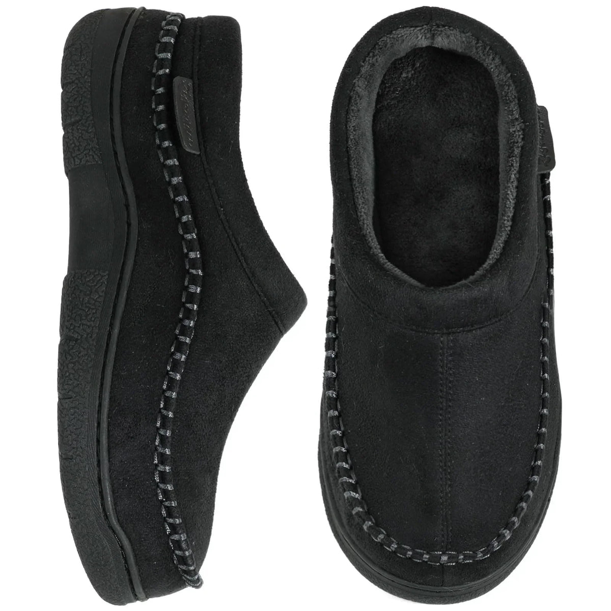 Graham Men's Slippers – Warm Lined Non Slip Indoor House Shoes